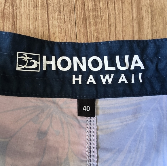 Tropical Floral Swim Board Shorts for Men - Picture 4 of 4